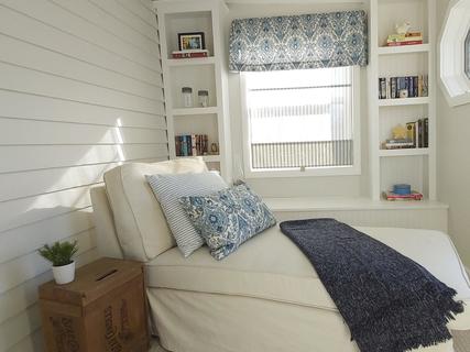 Harbour Tide House in Nova Scotia bright reading nook relaxation space
